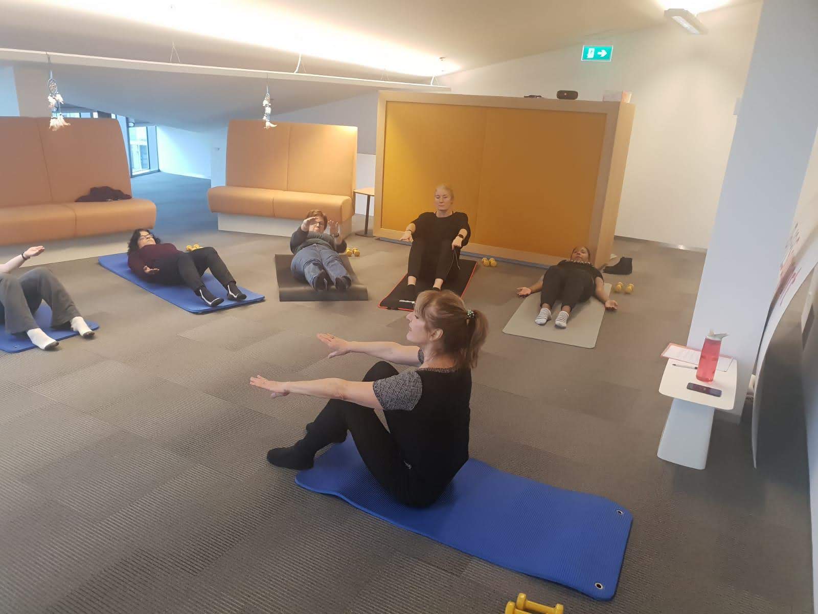 foto van Pilates les